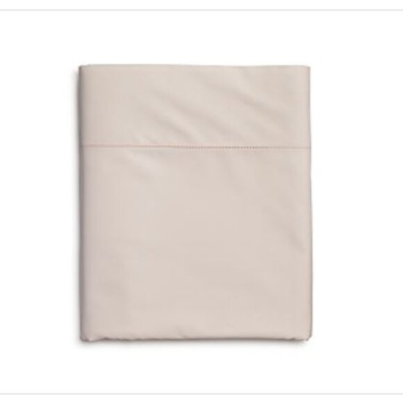 Hudson Park Collection Egyptian Percale Flat Sheet, Full - Picture 1 of 2